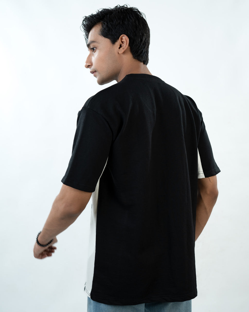 Panel T-Shirts - Black & White