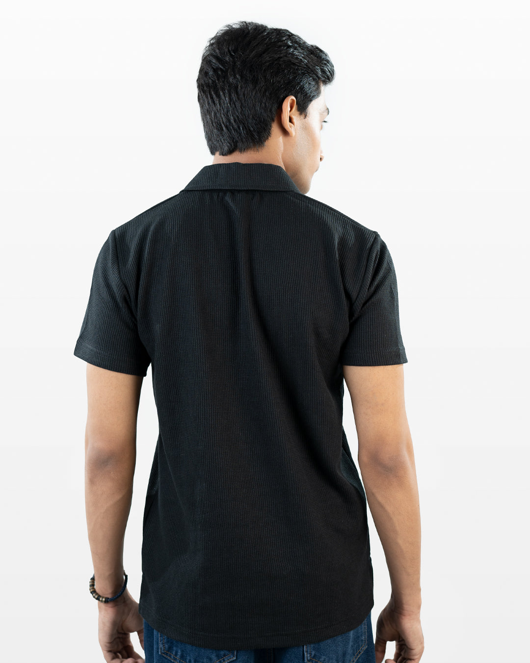 Zipper thermal polos - Black