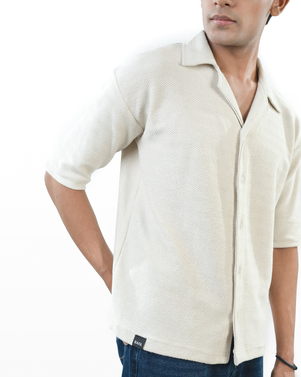 Button down shirts - White